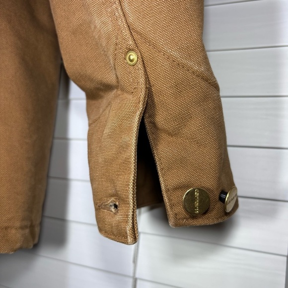 Carhartt Jacket Mens 46 Tall Chore Coat Blanket Lined Button Up Corduroy Work - Picture 8 of 9